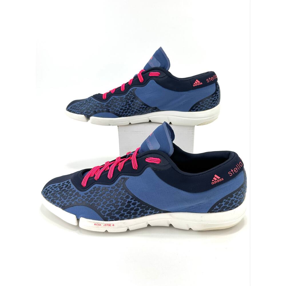 Adidas X Stella McCartney Women Sneakers Sz 8 Blue Black Pink Low Top Athleisure
